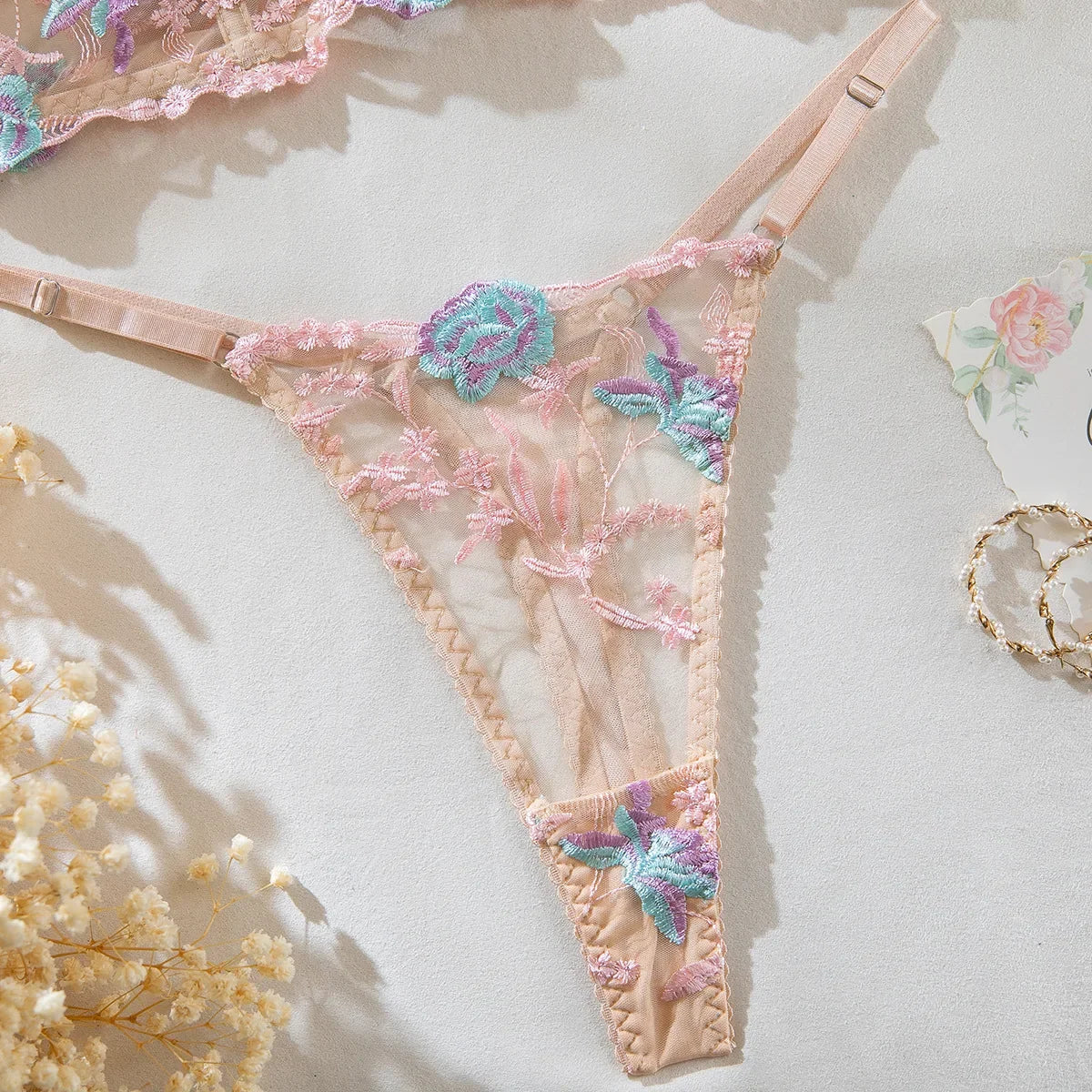 Lace Patchwork Push-Up Lingerie Dress