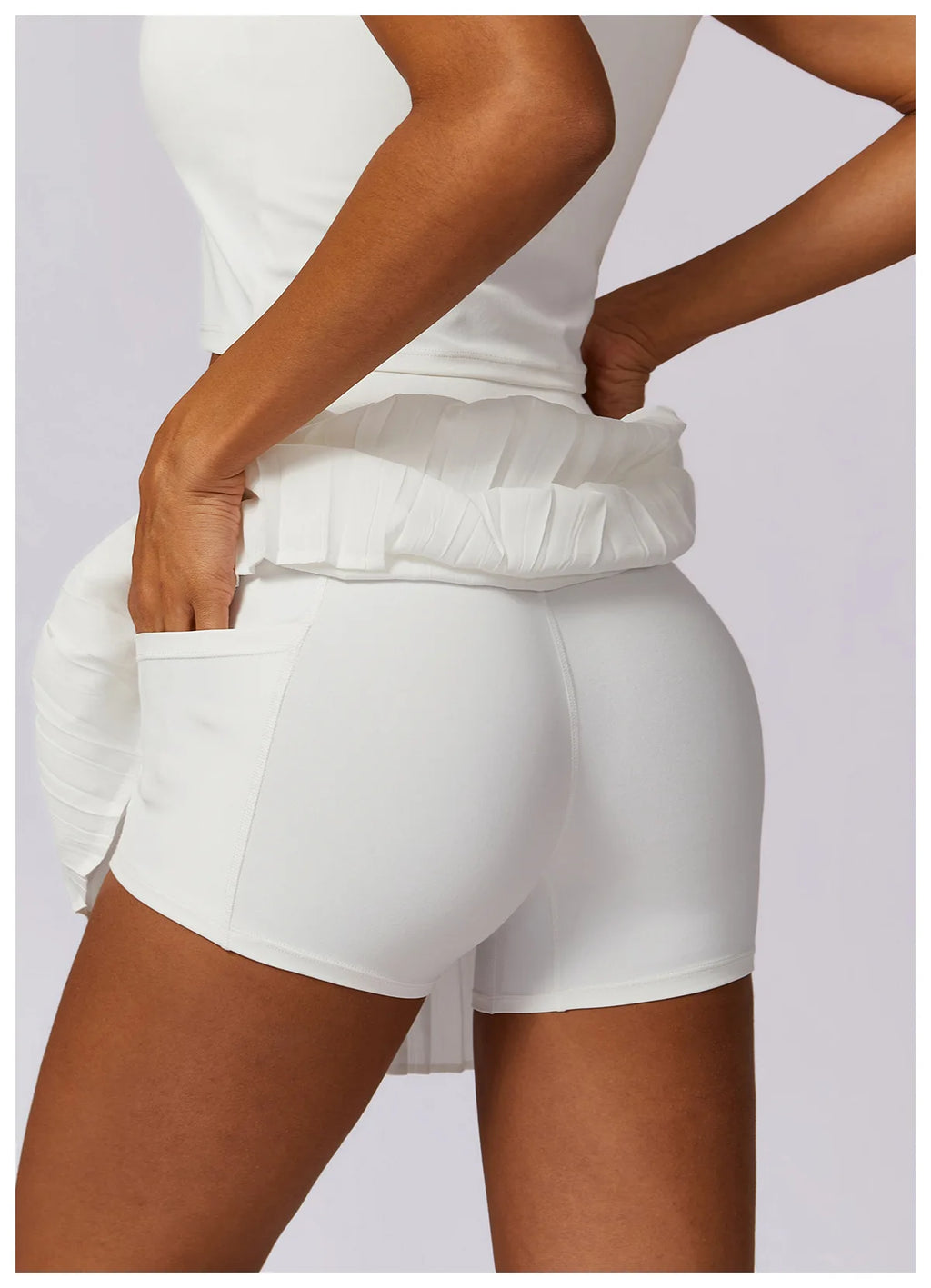 A-Line Court Skort - Welt Pocket