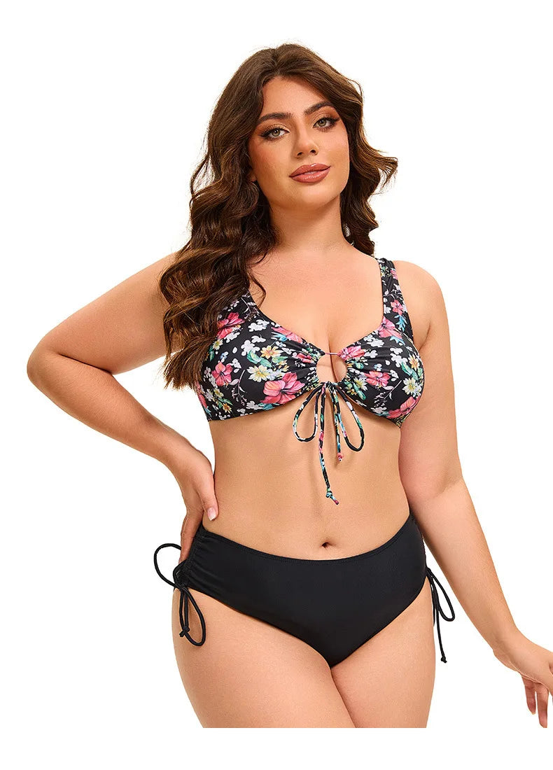 Savanna Bloom - Plus Floral One-Piece