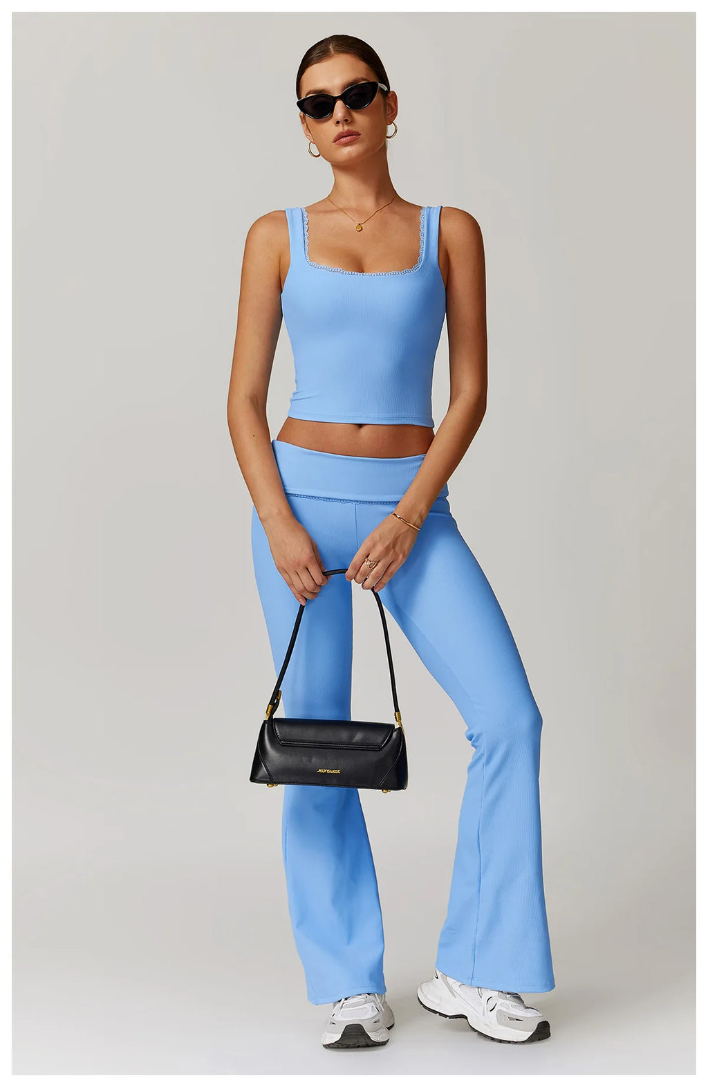 RuffleSquare Bra - Square Neck