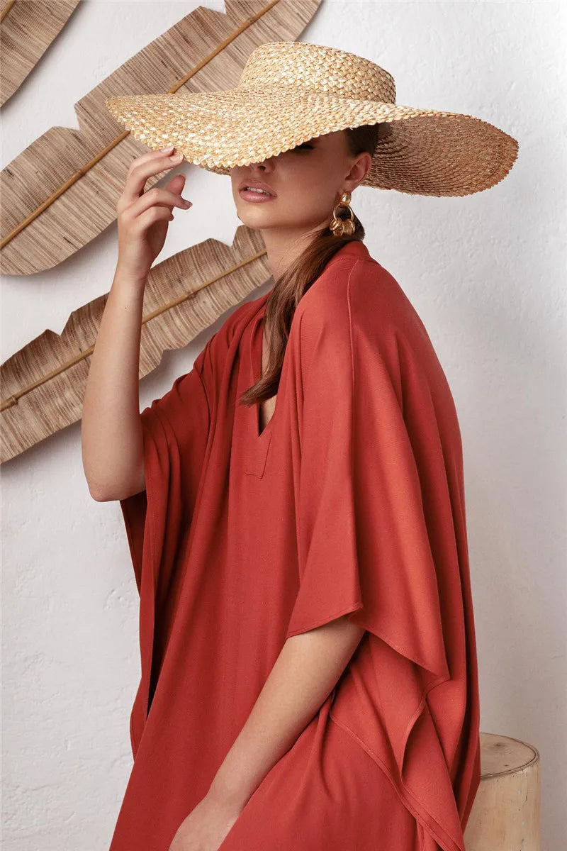 Aurora Verde – Kaftan Maxi Dress