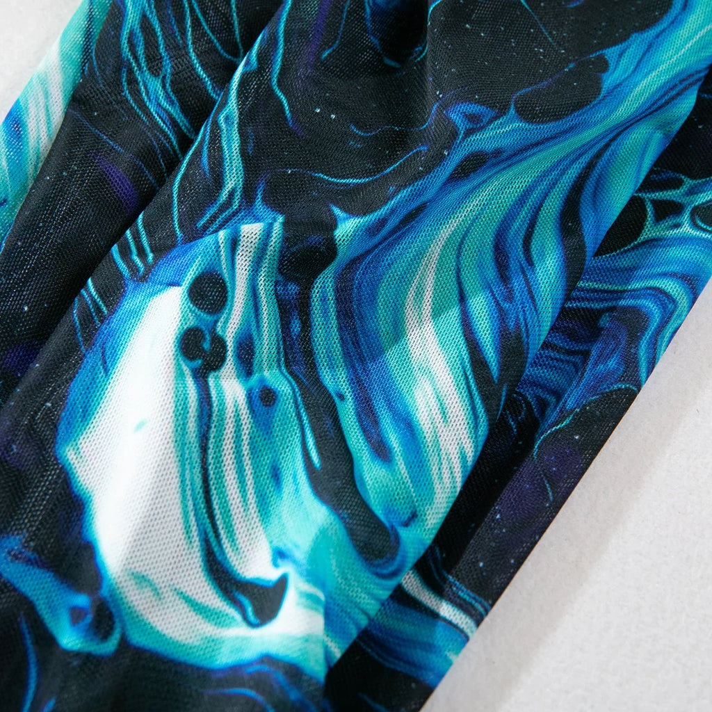 Floral Lace Night Dress – Transparent Split