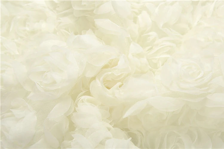 Sisterlinda 3d Flower Applique 3Piece Set Women Halter Metal Buckle Camisole+Briefs+See Through Long Skirts Ruched Elegant Suits