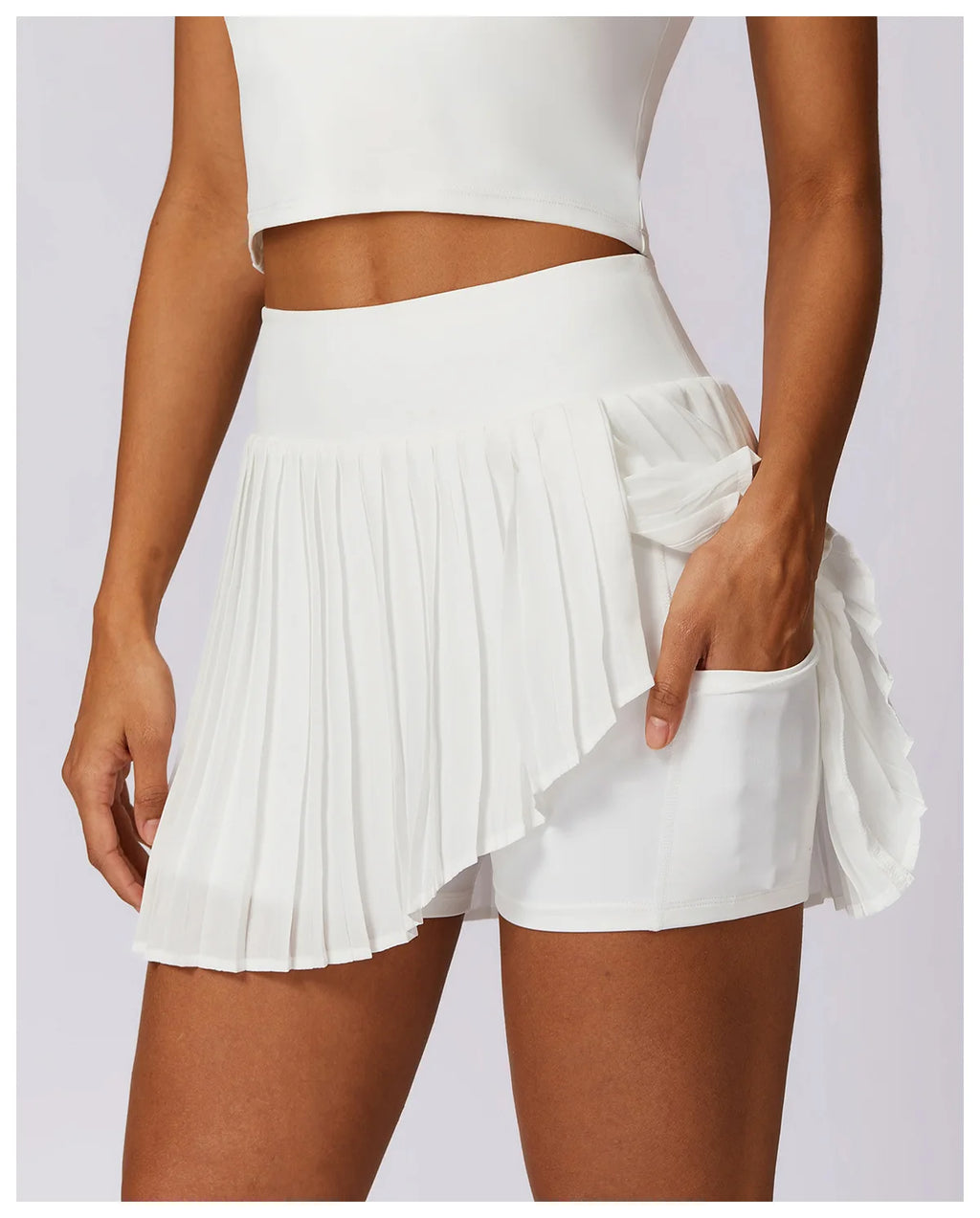 A-Line Court Skort - Welt Pocket