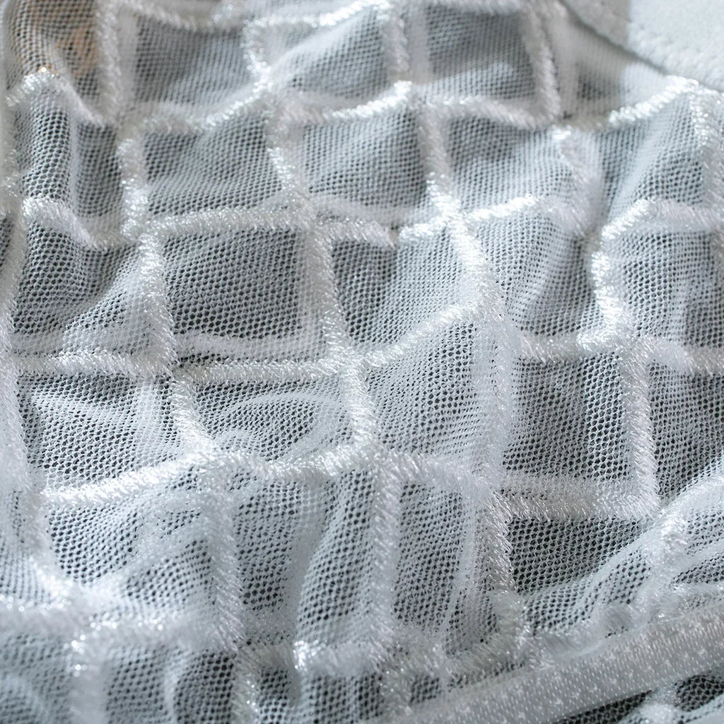 Mesh Bodysuit with Metal Ring Detail