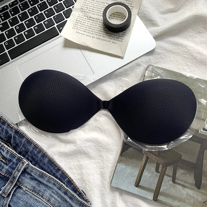 Women’s Strapless Adhesive Push-Up Bra – Invisible Silicone Bralette