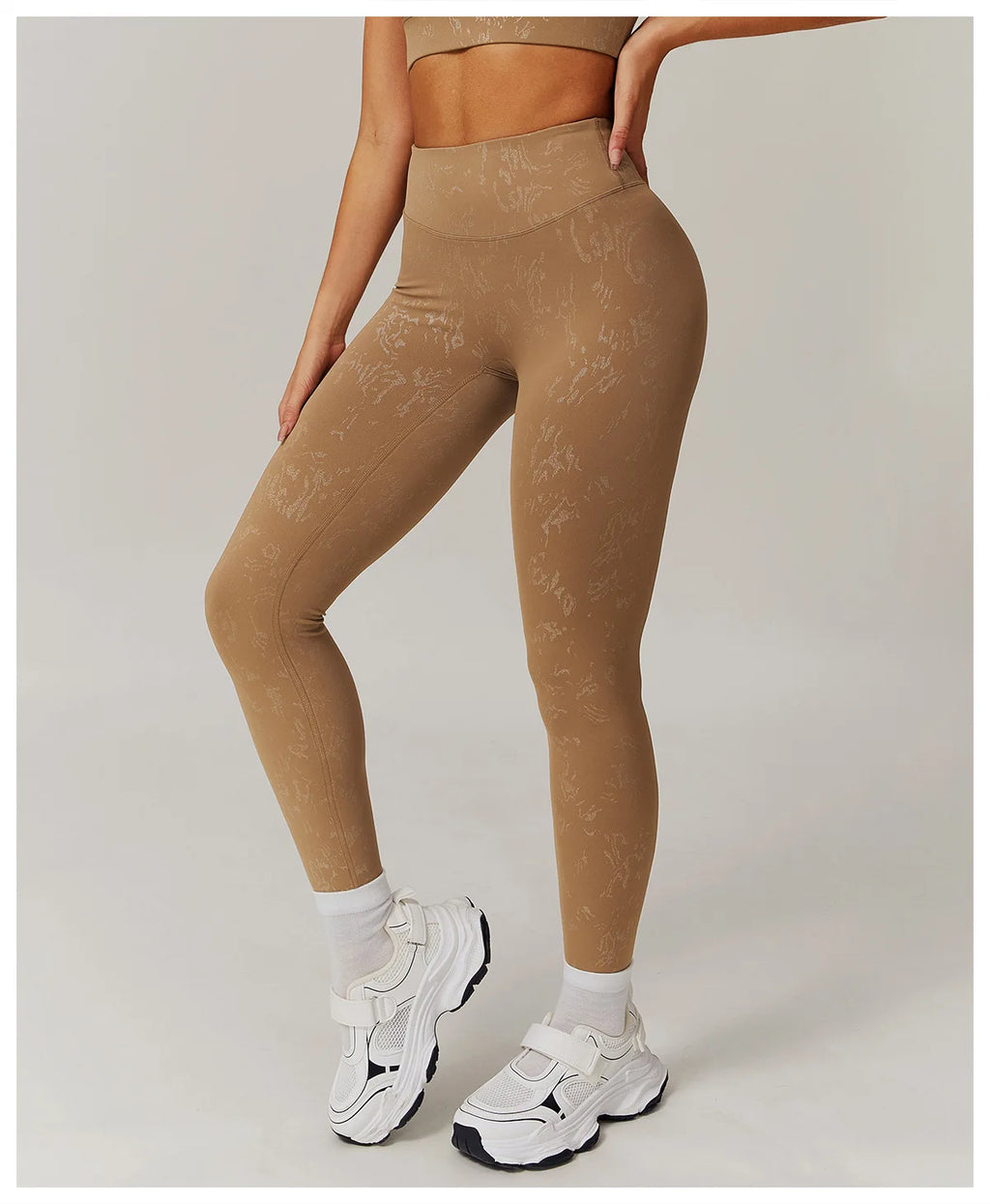 LuxeFoil Leggings - High Waist