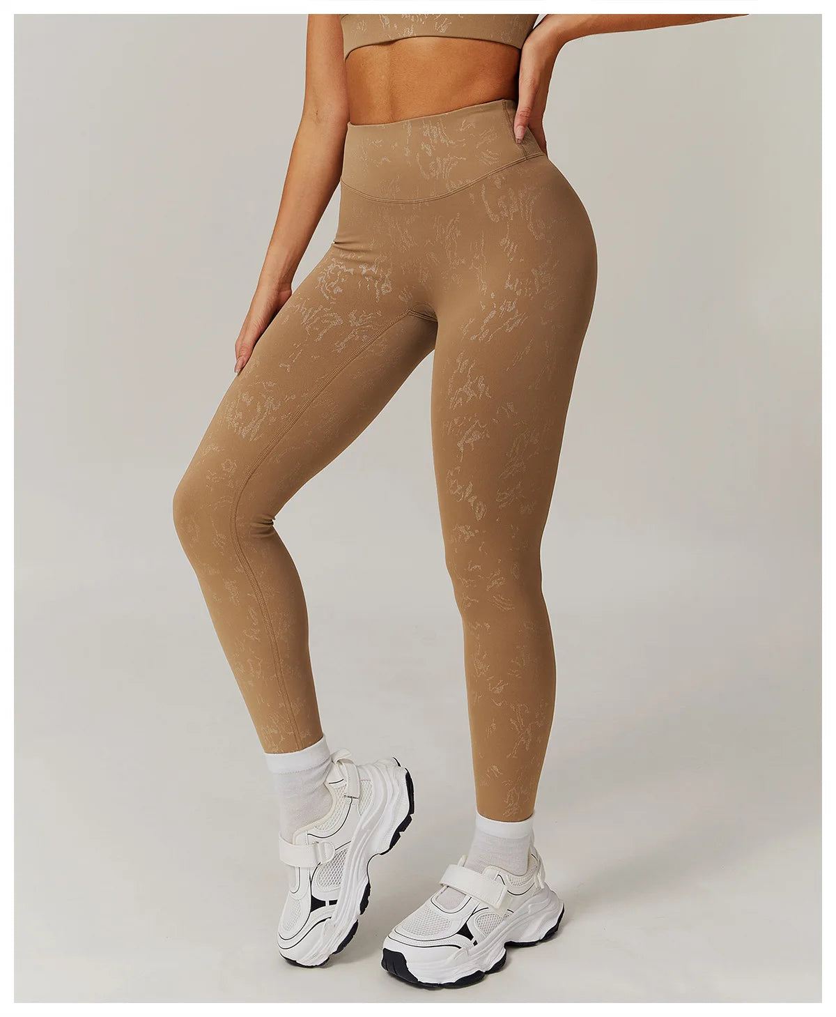 LuxeFoil Leggings - High Waist