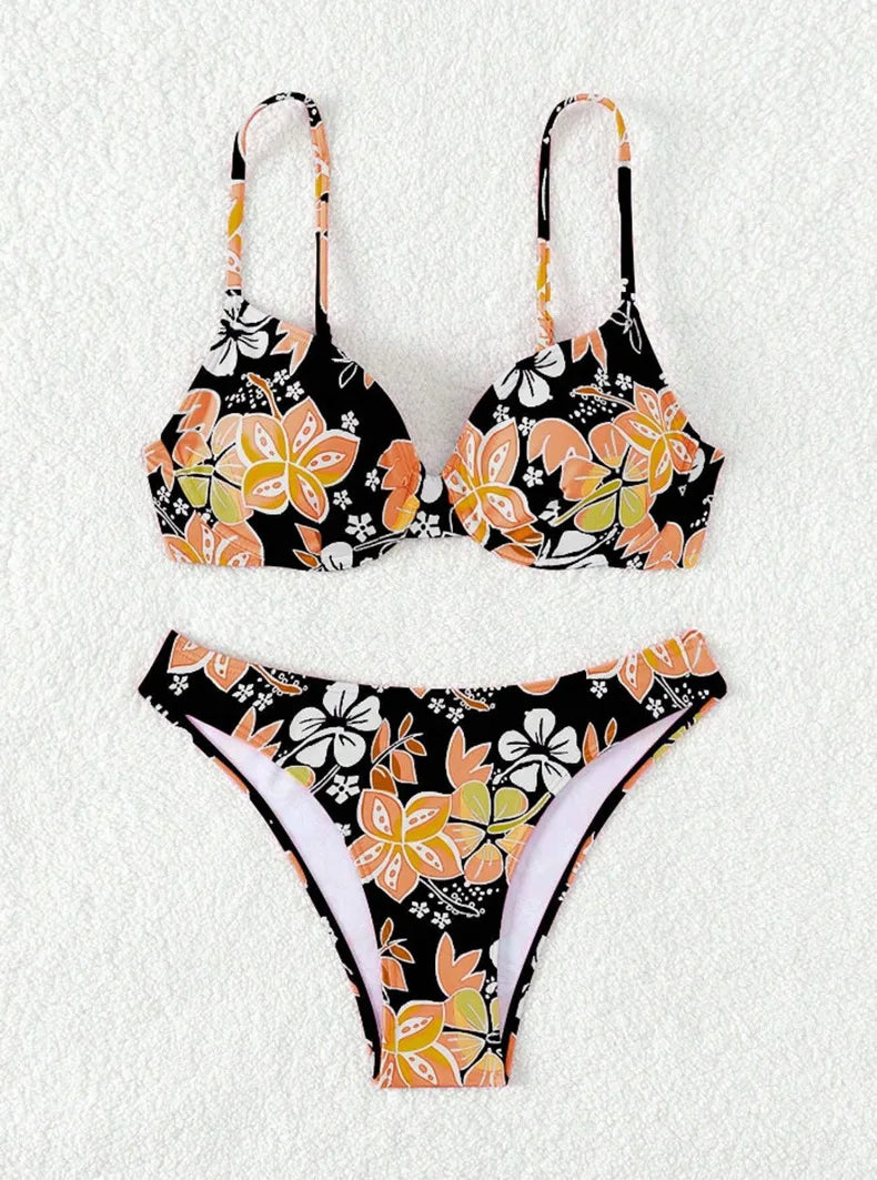 Savanna Bloom - Floral Triangle Bikini