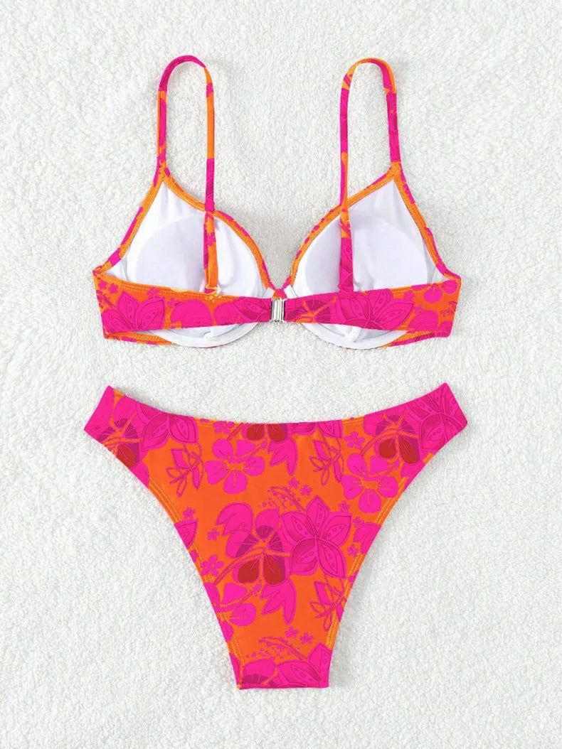 Savanna Bloom - Floral Triangle Bikini