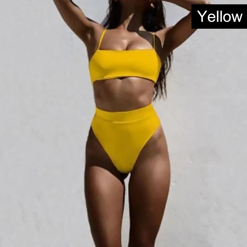 Aria Sol – Minimalist High-Waist Bikini