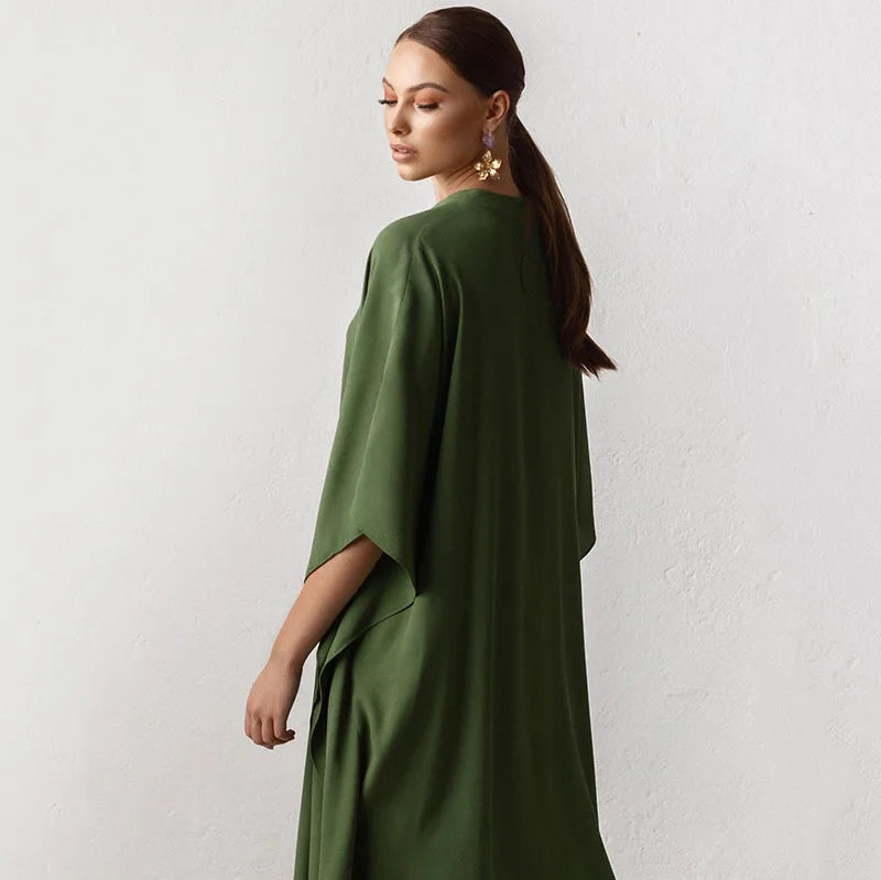 Aurora Verde – Kaftan Maxi Dress