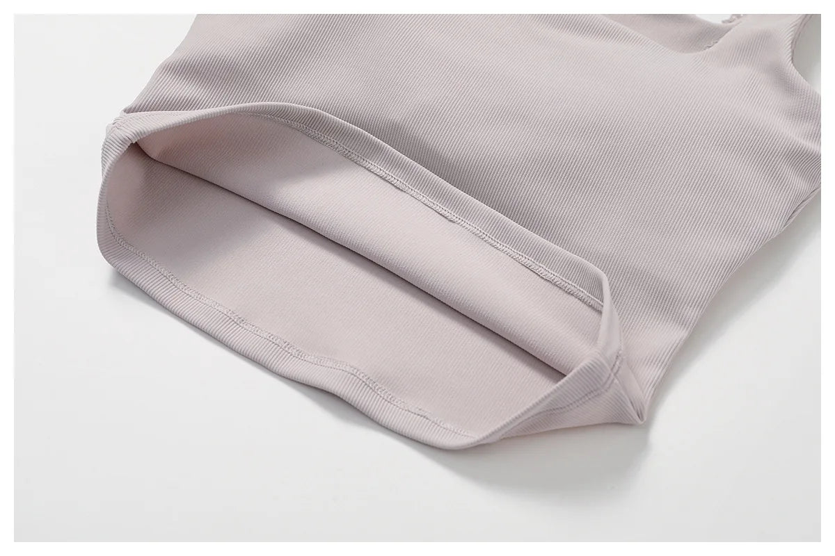 RuffleSquare Bra - Square Neck