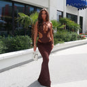 Two Pieces Bikini 2025 Sexy Women One Piece Swimsuit Swimwear Female Mesh Skirt Bikini Set Biquini Bathing Suit Swimming Suit