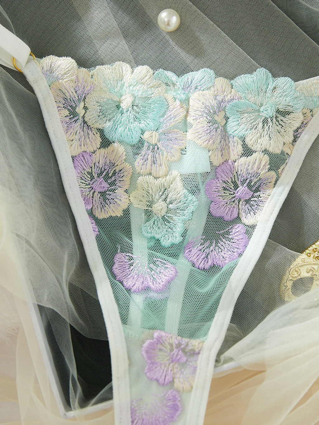 Embroidered Mesh Fairy Lingerie Set (OnlyFans)