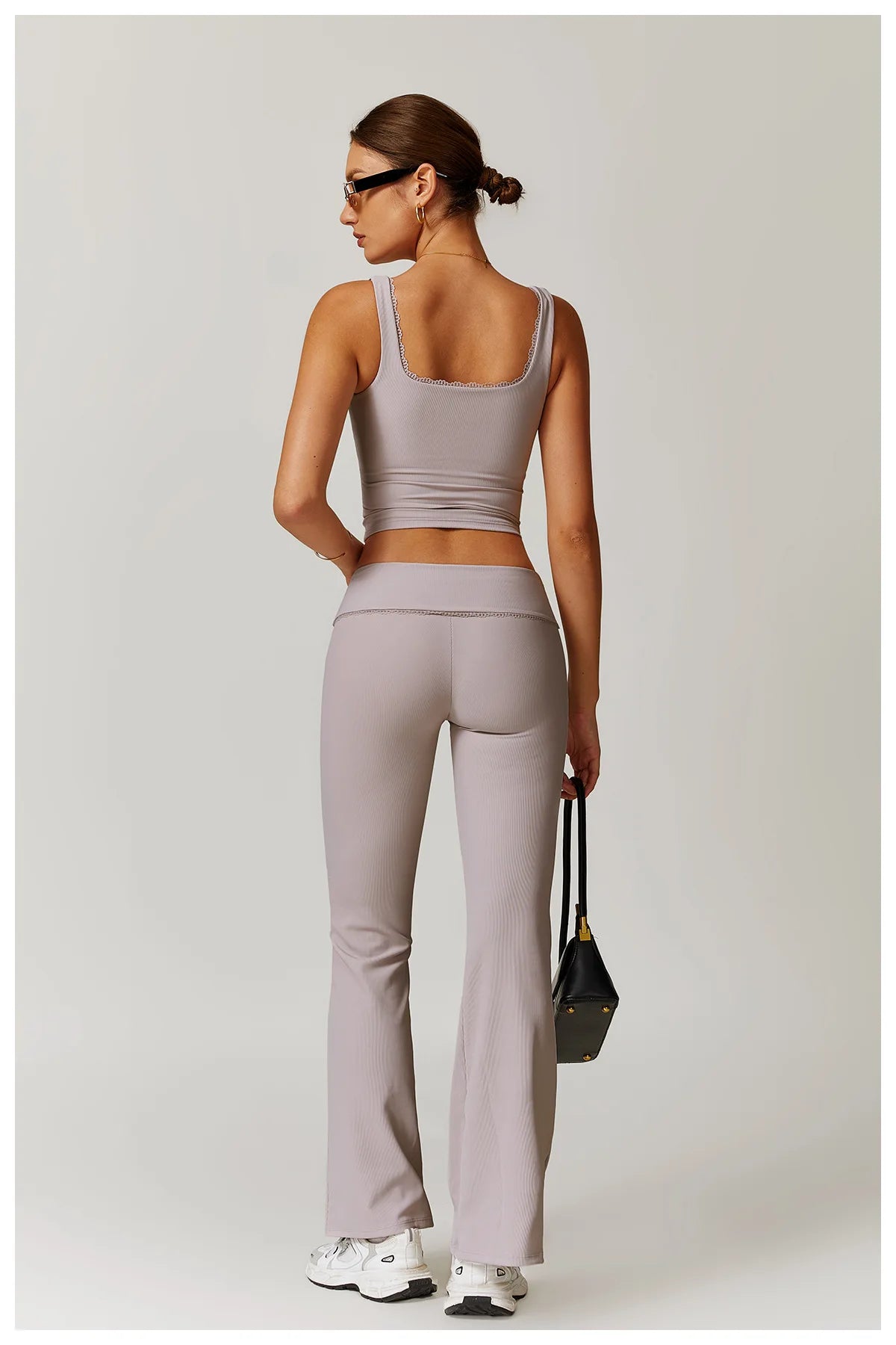 RuffleSquare Bra - Square Neck