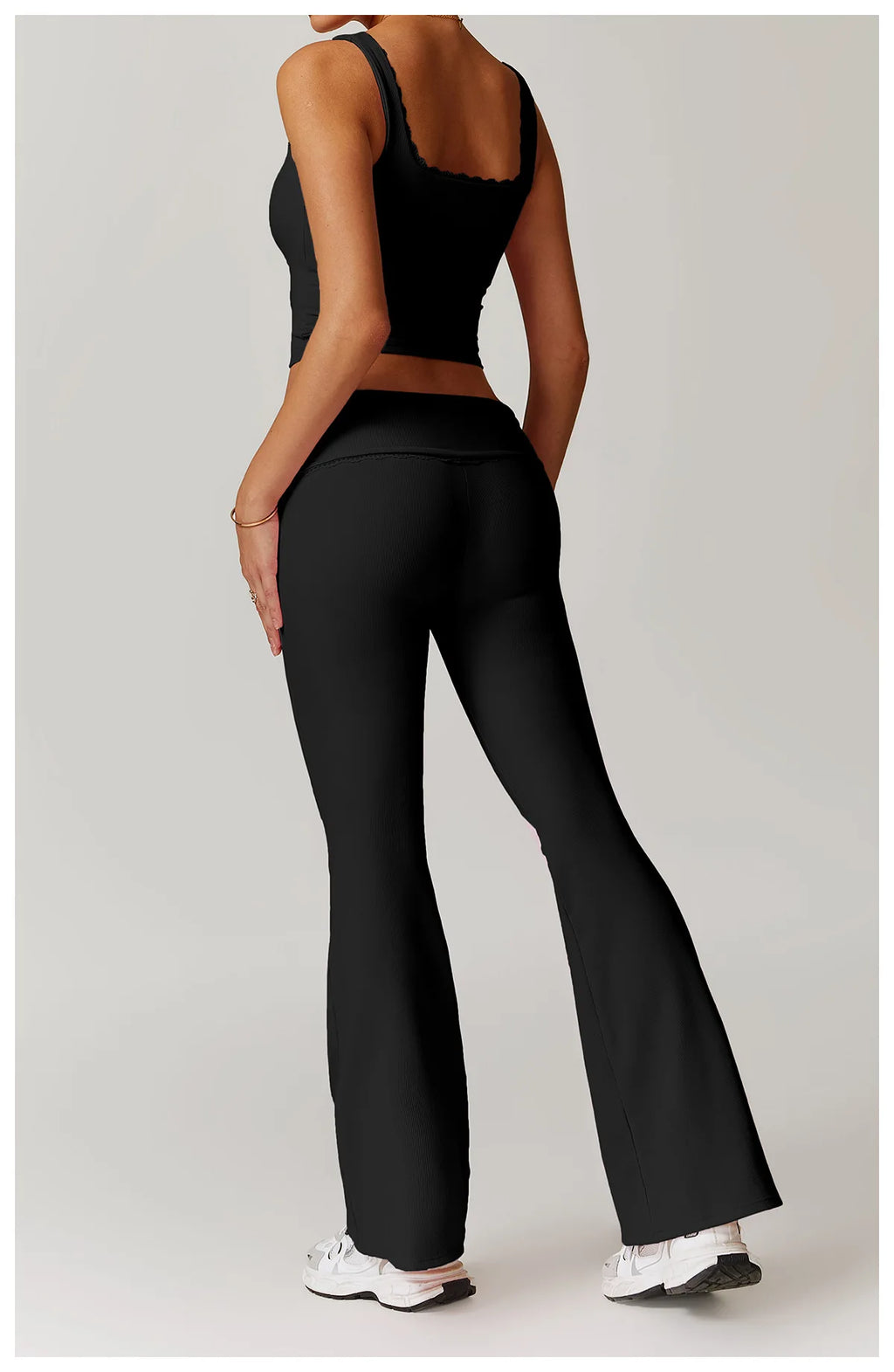 RuffleSquare Bra - Square Neck