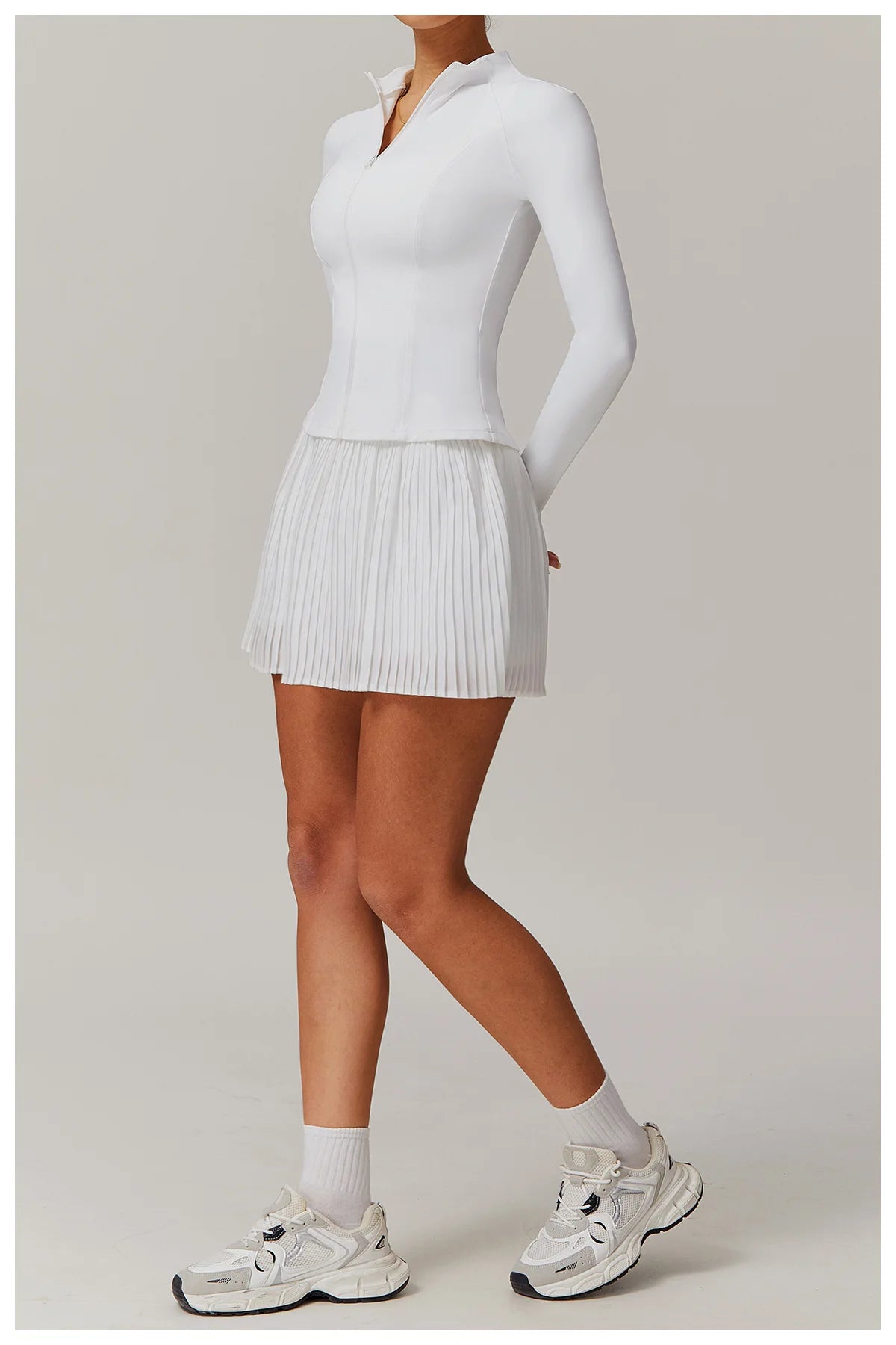 ZipSculpt Jacket - Stand Collar