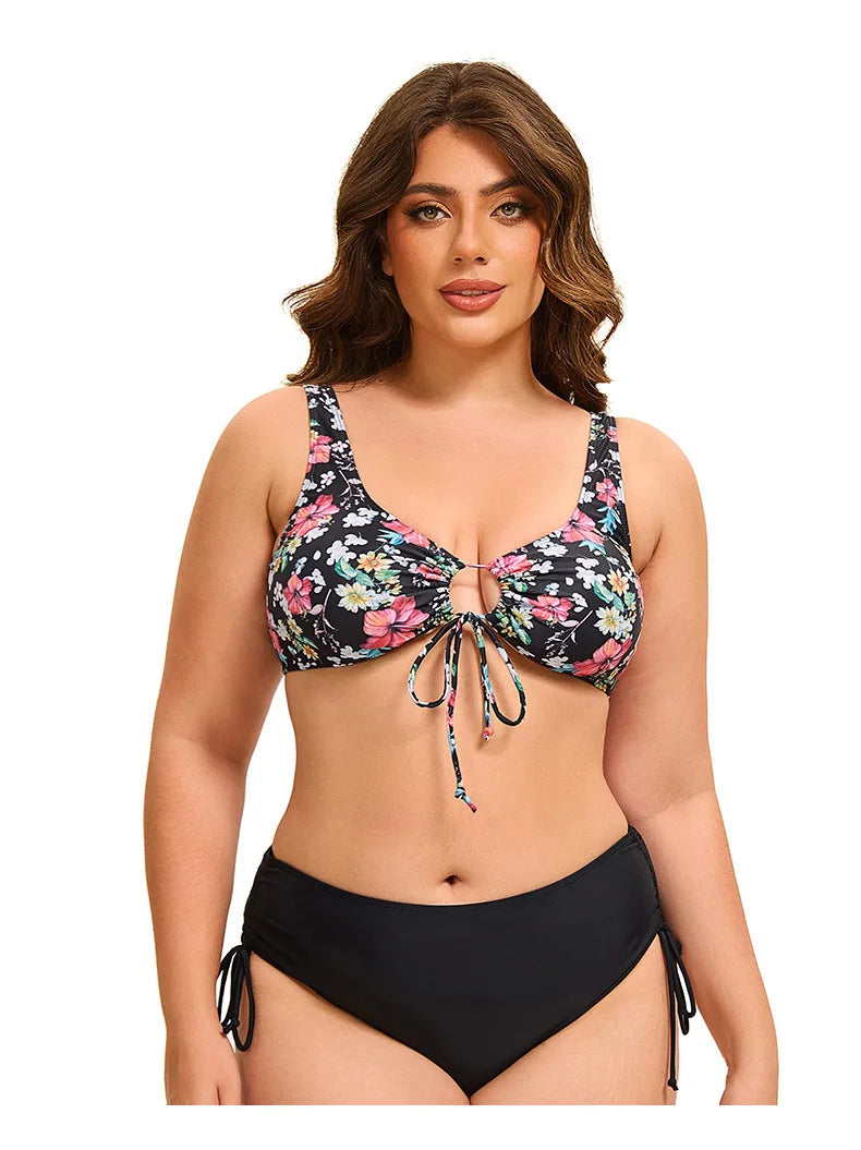 Savanna Bloom - Plus Floral One-Piece