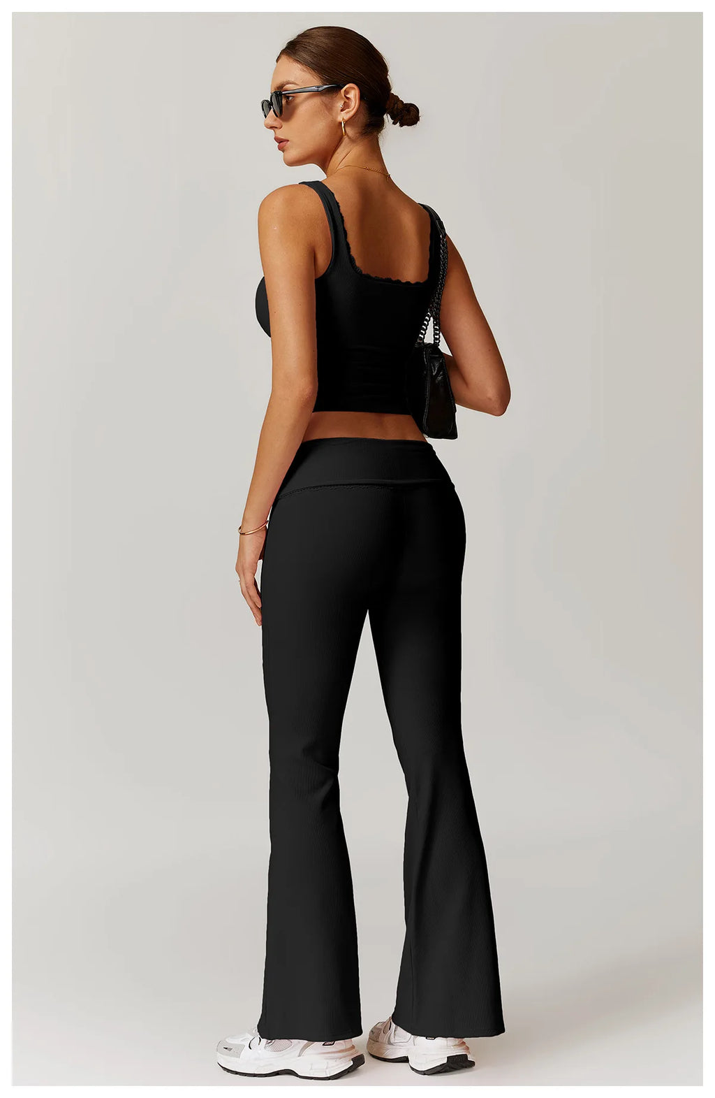 RuffleSquare Bra - Square Neck