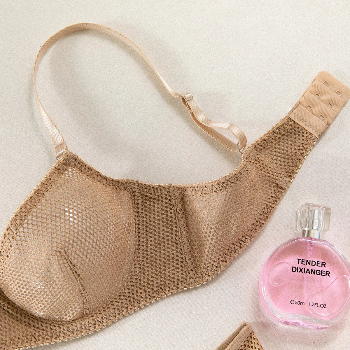 Underwire Lace Lingerie Set – 3 Piece