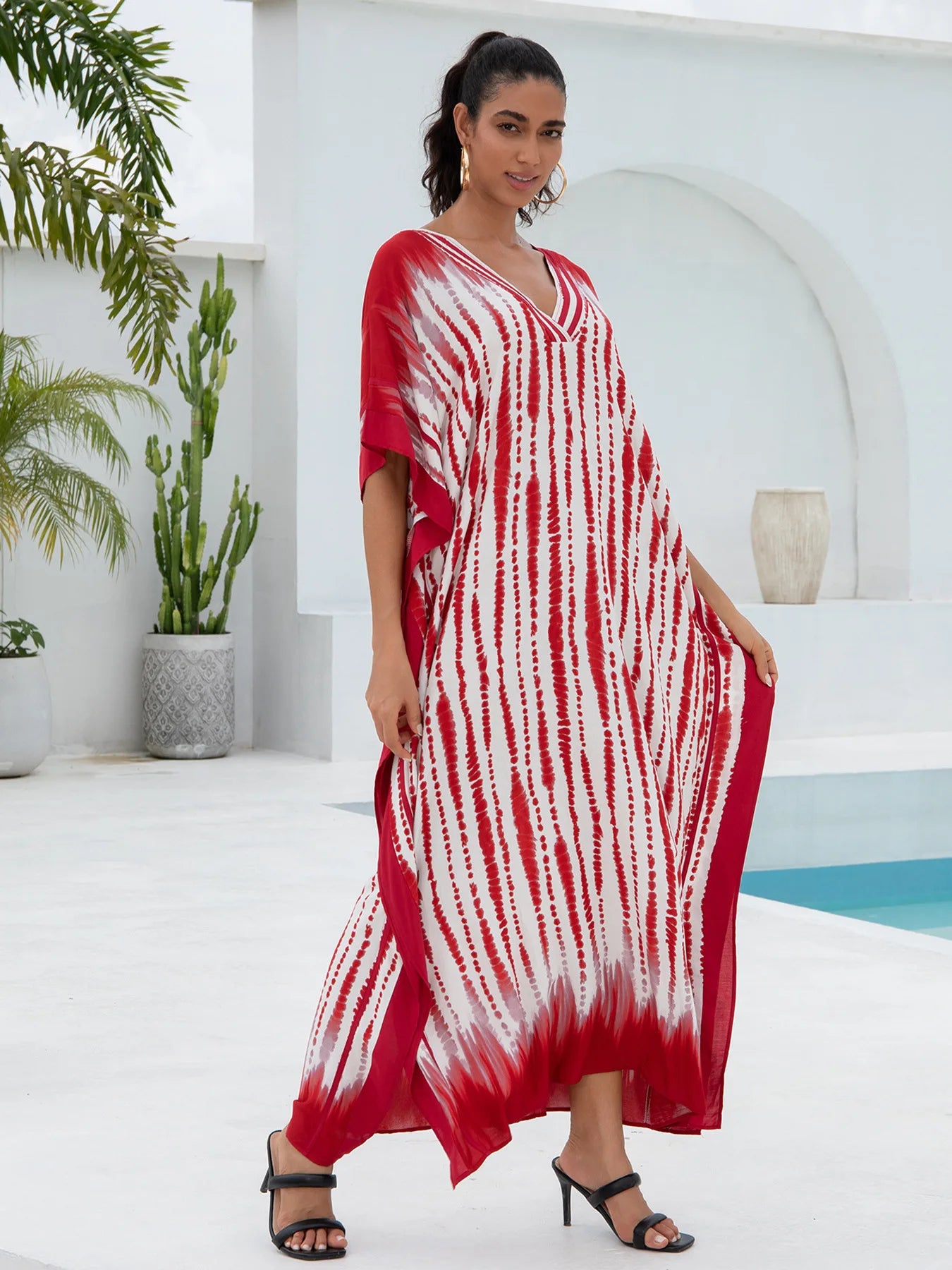Marina Stripe - Long Robe