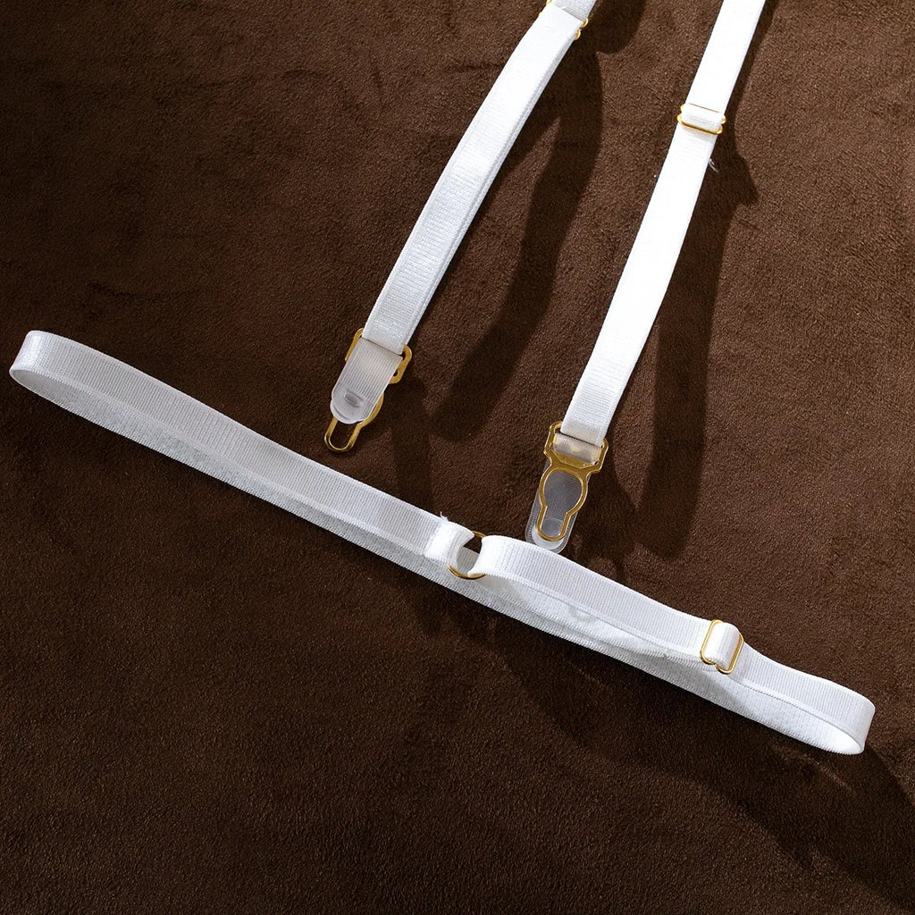 Mesh Bodysuit with Metal Ring Detail