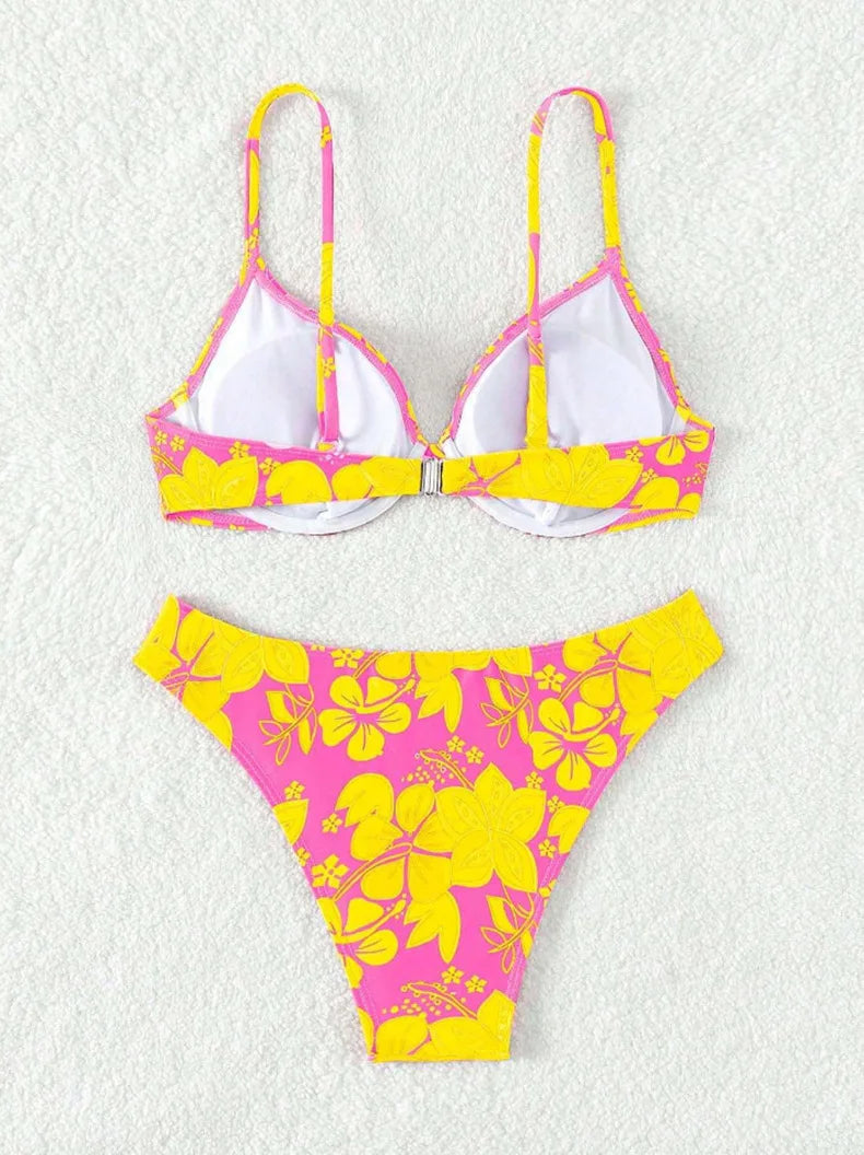Savanna Bloom - Floral Triangle Bikini