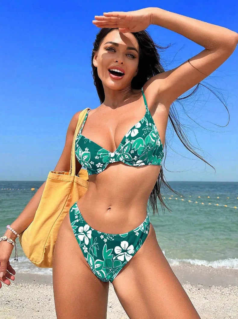 Savanna Bloom - Floral Triangle Bikini