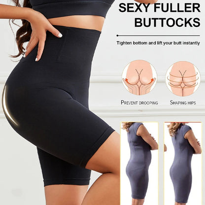 High Waist Tummy Control Shapewear Shorts – Seamless Butt Lifter & Thigh Slimmer
