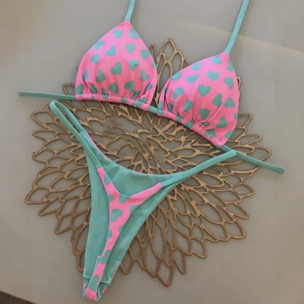 Savanna Luxe – Leopard Trim Bikini