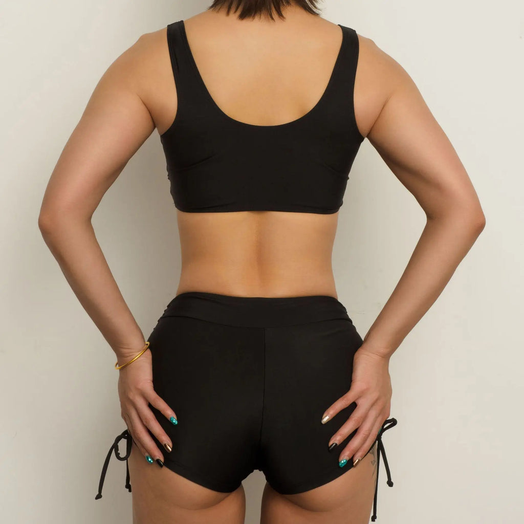 Aria Sky - V-Neck High-Waist Bikini