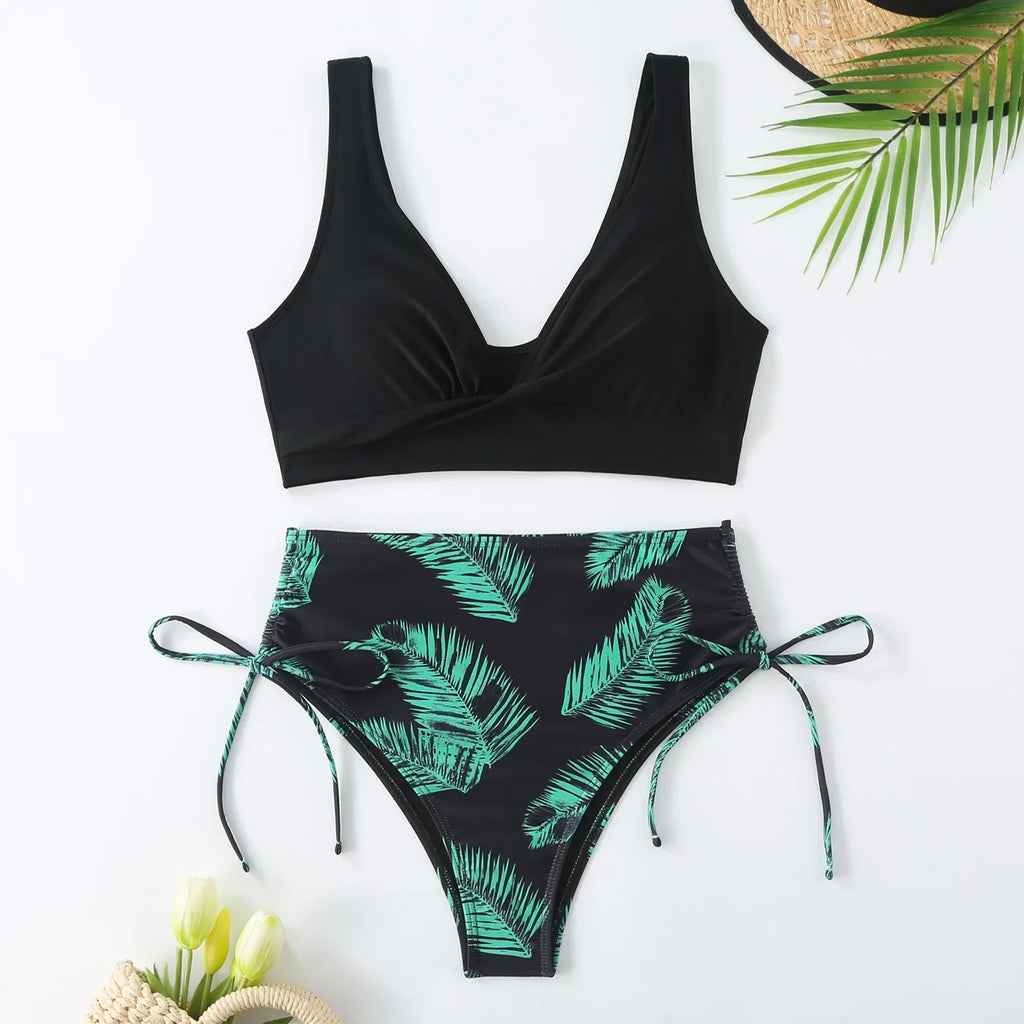 Sexy Bikini 2024 Swimsuit Women Trend Swimwear Female High Waisted Bikinis Sets Korean Swimming for Woman Bathing Suit Beachwear