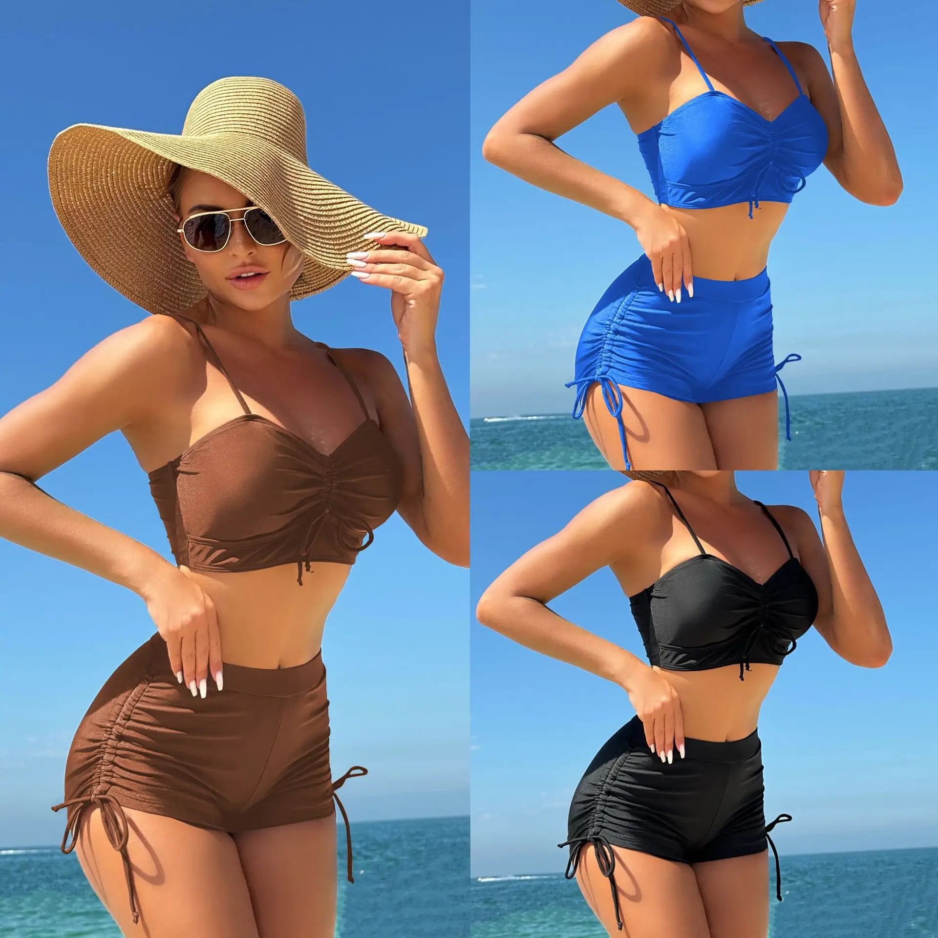 Celine Draw - Tankini with Drawstring