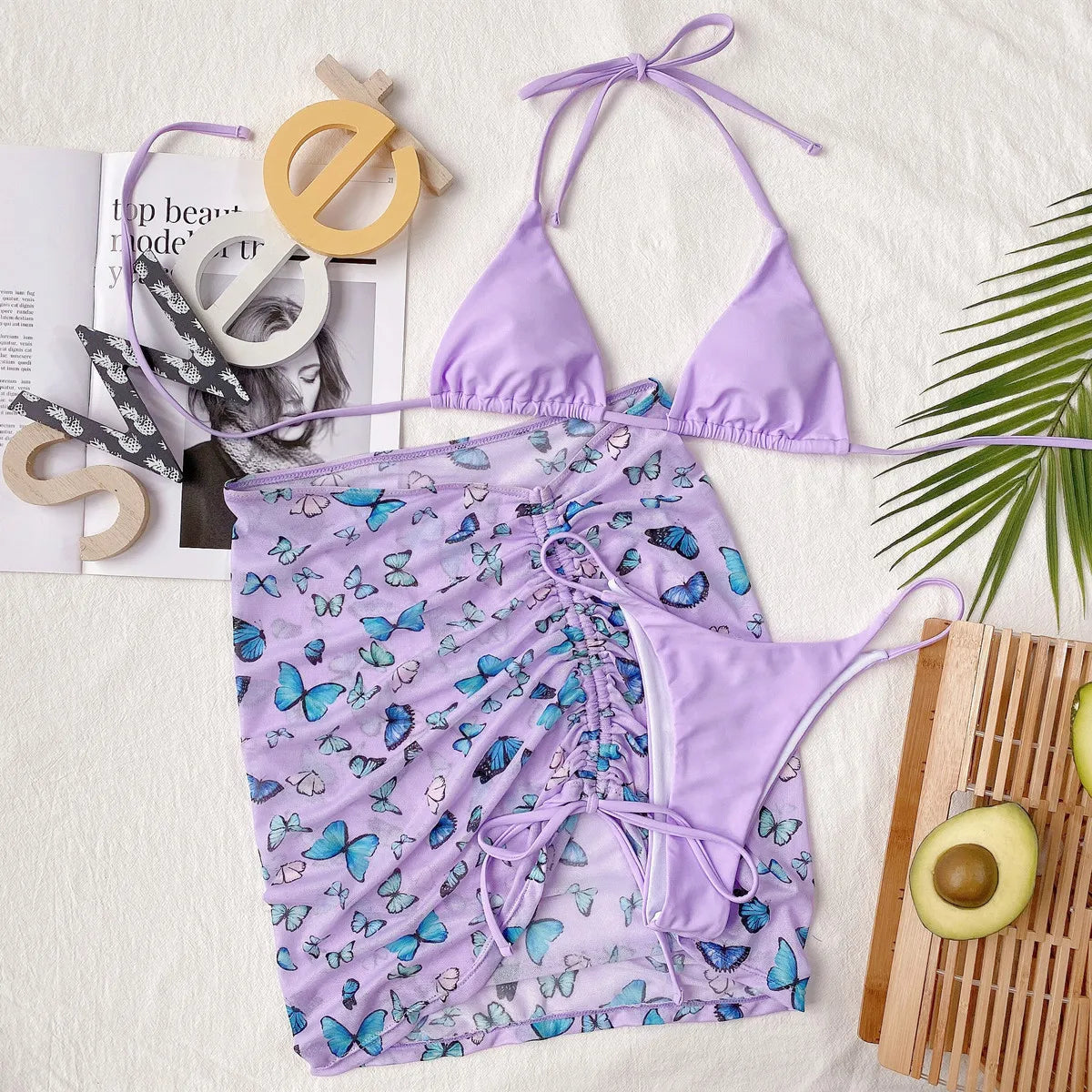 Flora Bloom Set - 3-Piece Bikini