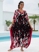 Crimson Noir - Print Robe