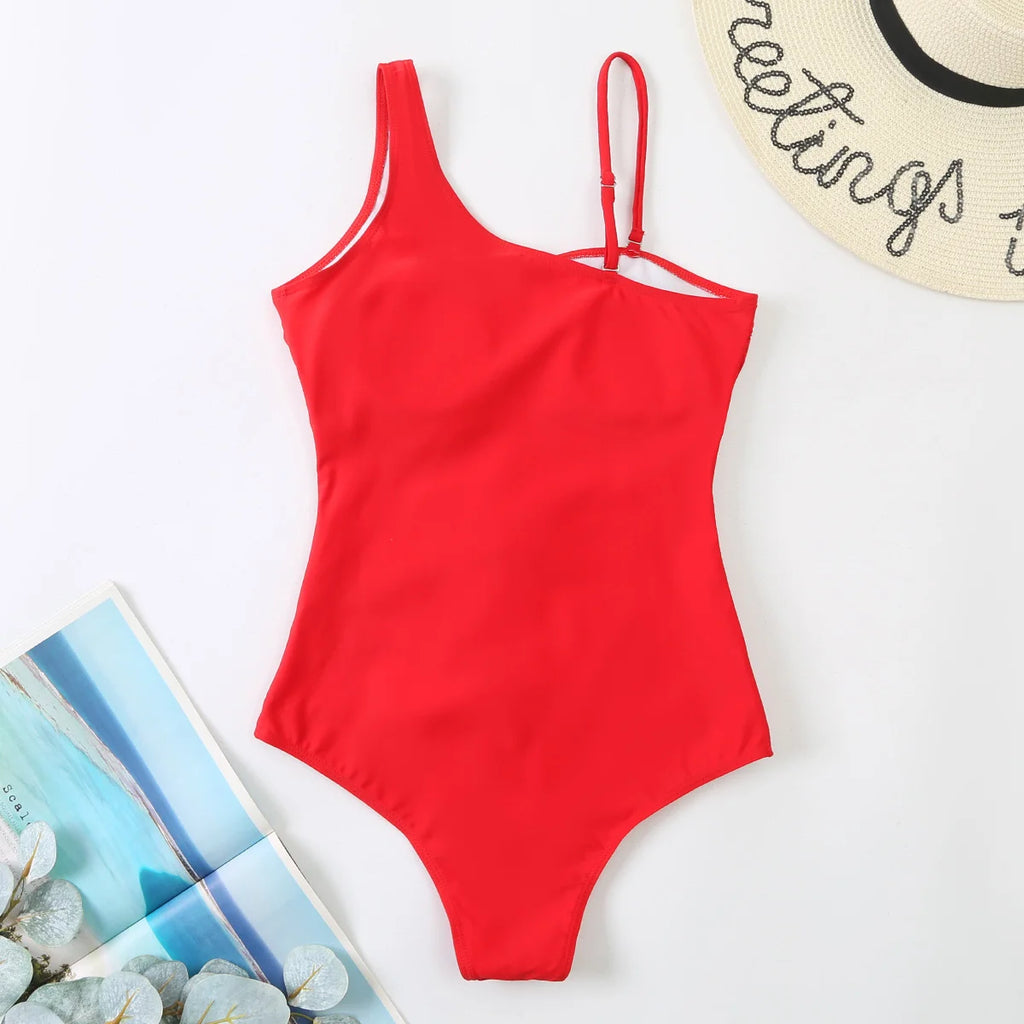 Women’s Mesh Net Push-Up One-Piece Swimsuit