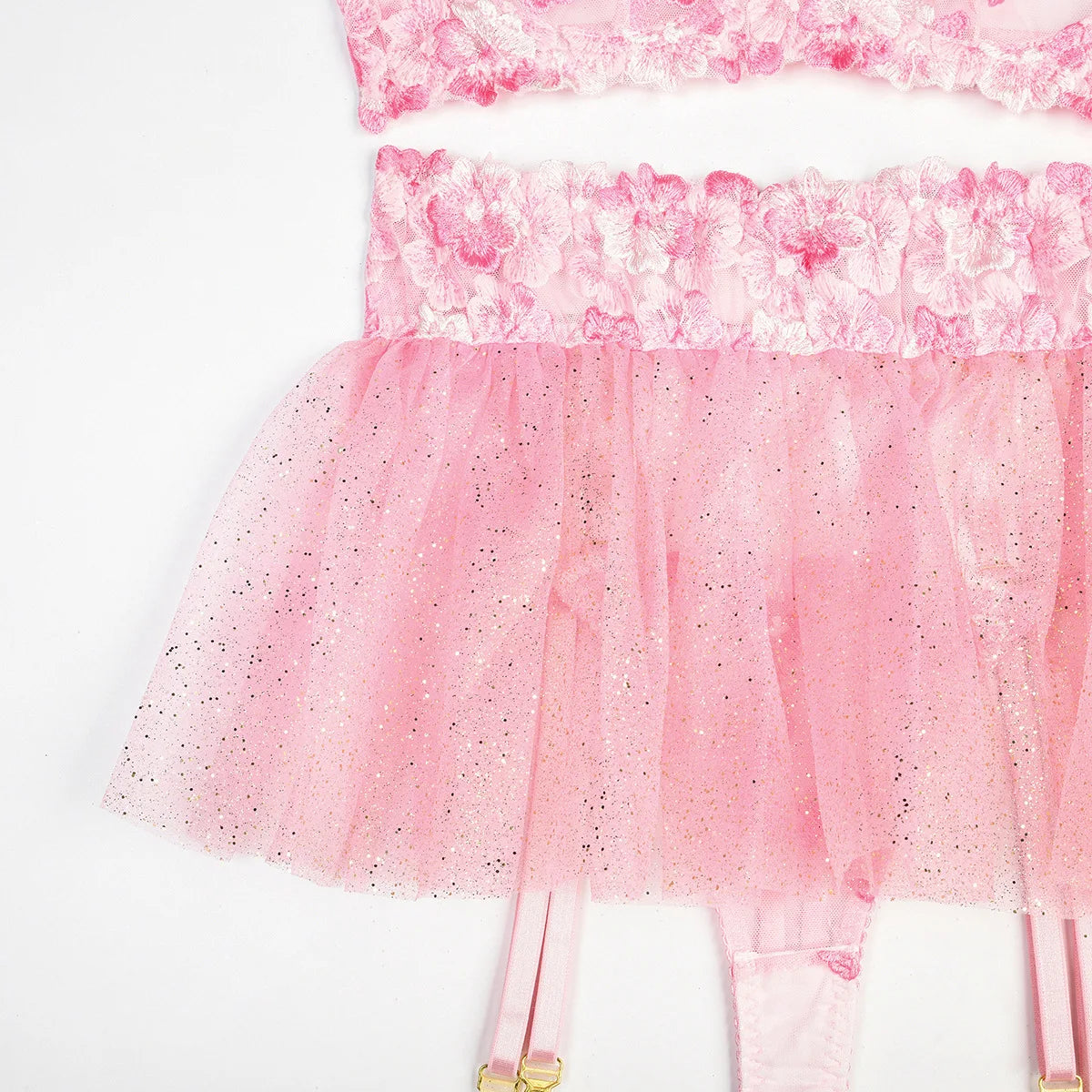 Fairy Lace Transparent Lingerie Set (3pcs)