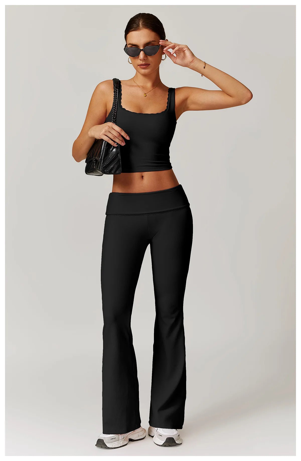 RuffleSquare Bra - Square Neck