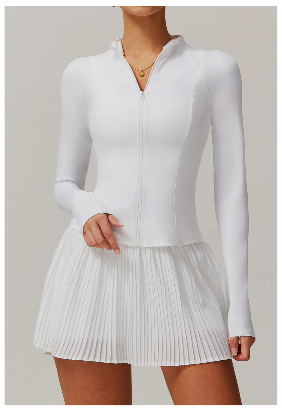 ZipSculpt Jacket - Stand Collar