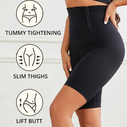 High Waist Tummy Control Shapewear Shorts – Seamless Butt Lifter & Thigh Slimmer