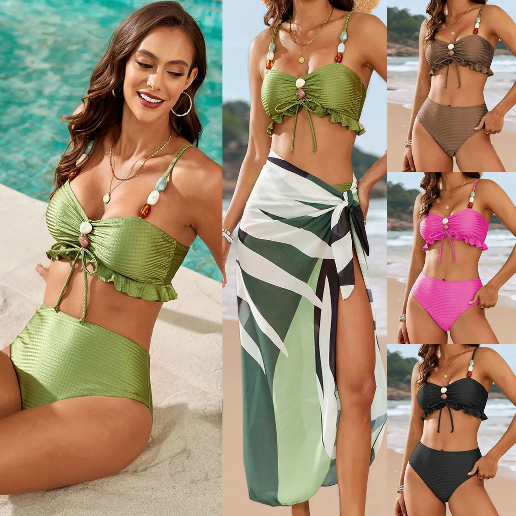 Aurora Ruffle - High-Waist Bikini
