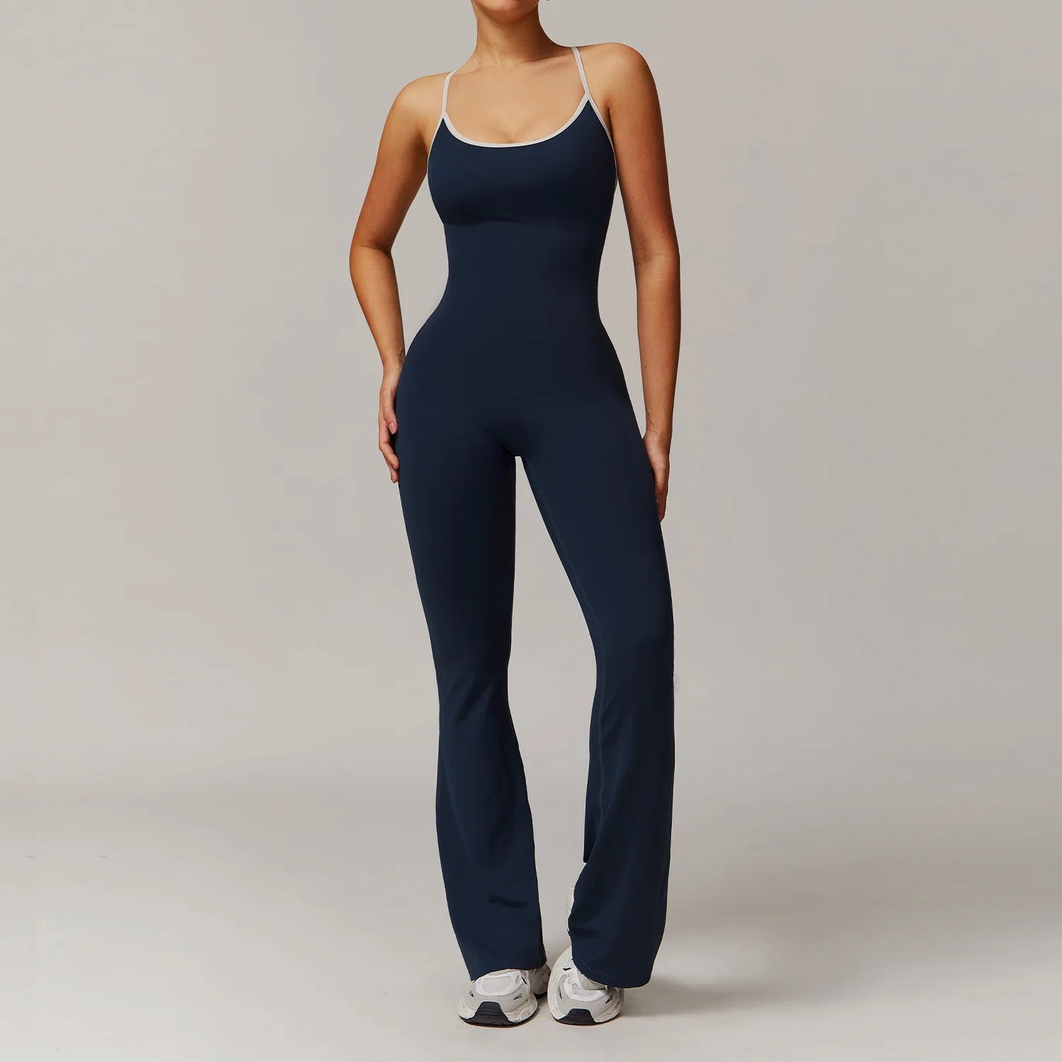 FlareCut Jumpsuit - Backless Strap