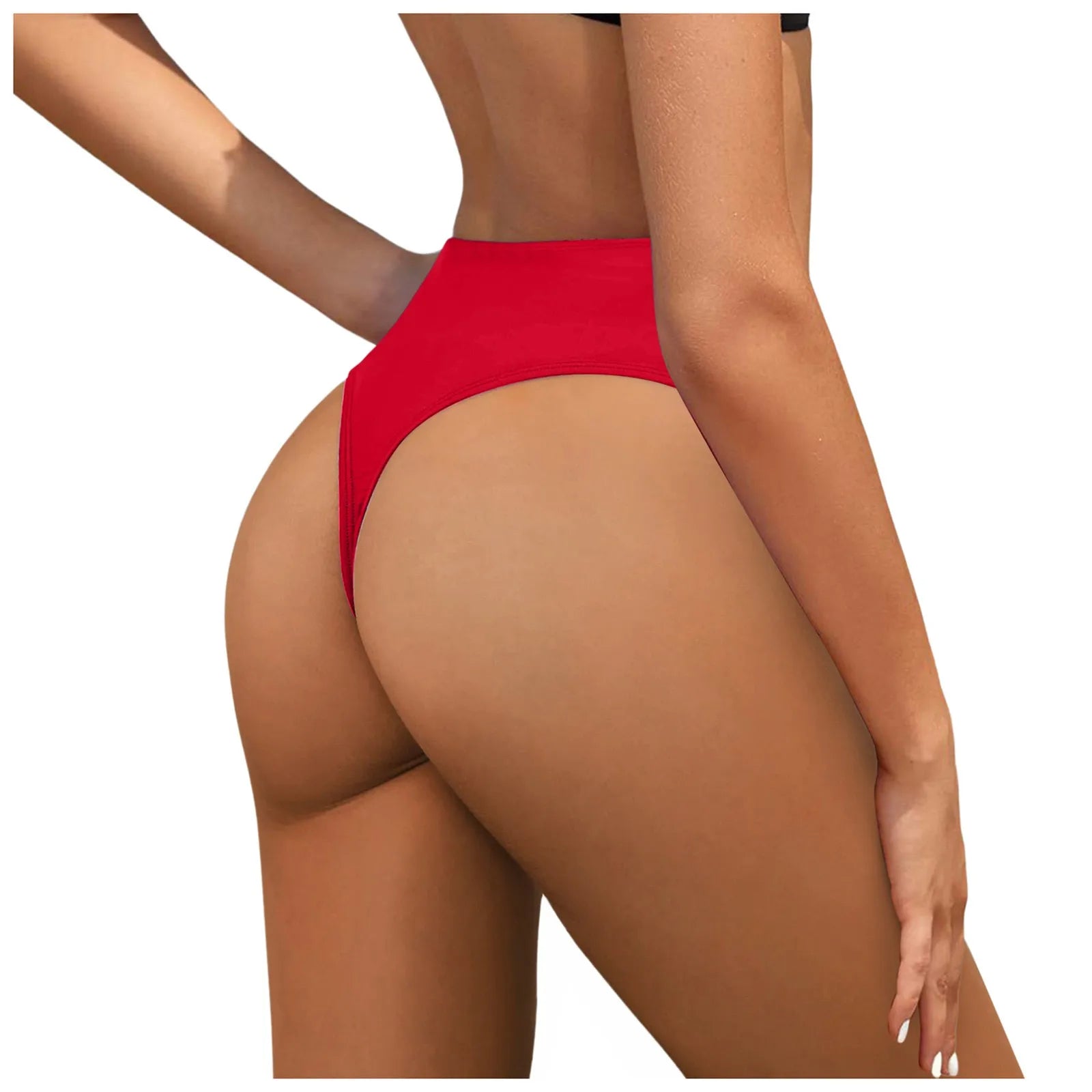 Solea Wave – High-Waist Bikini Bottoms