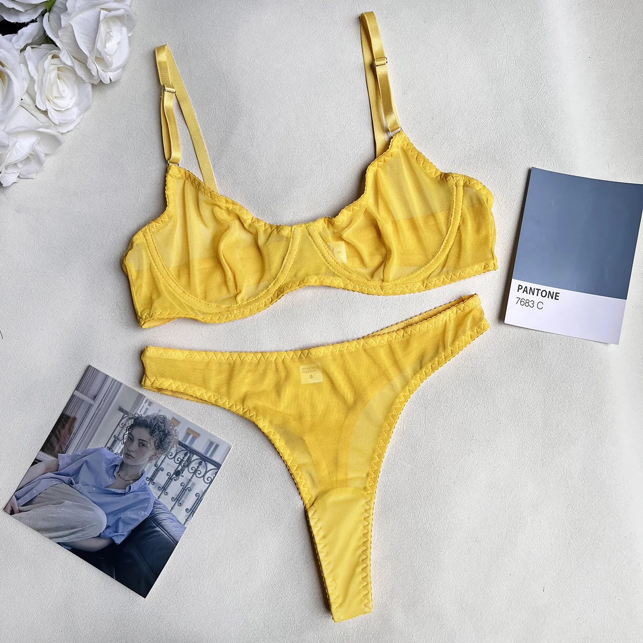 Seamless Lace Push-Up Bra & Panty Set