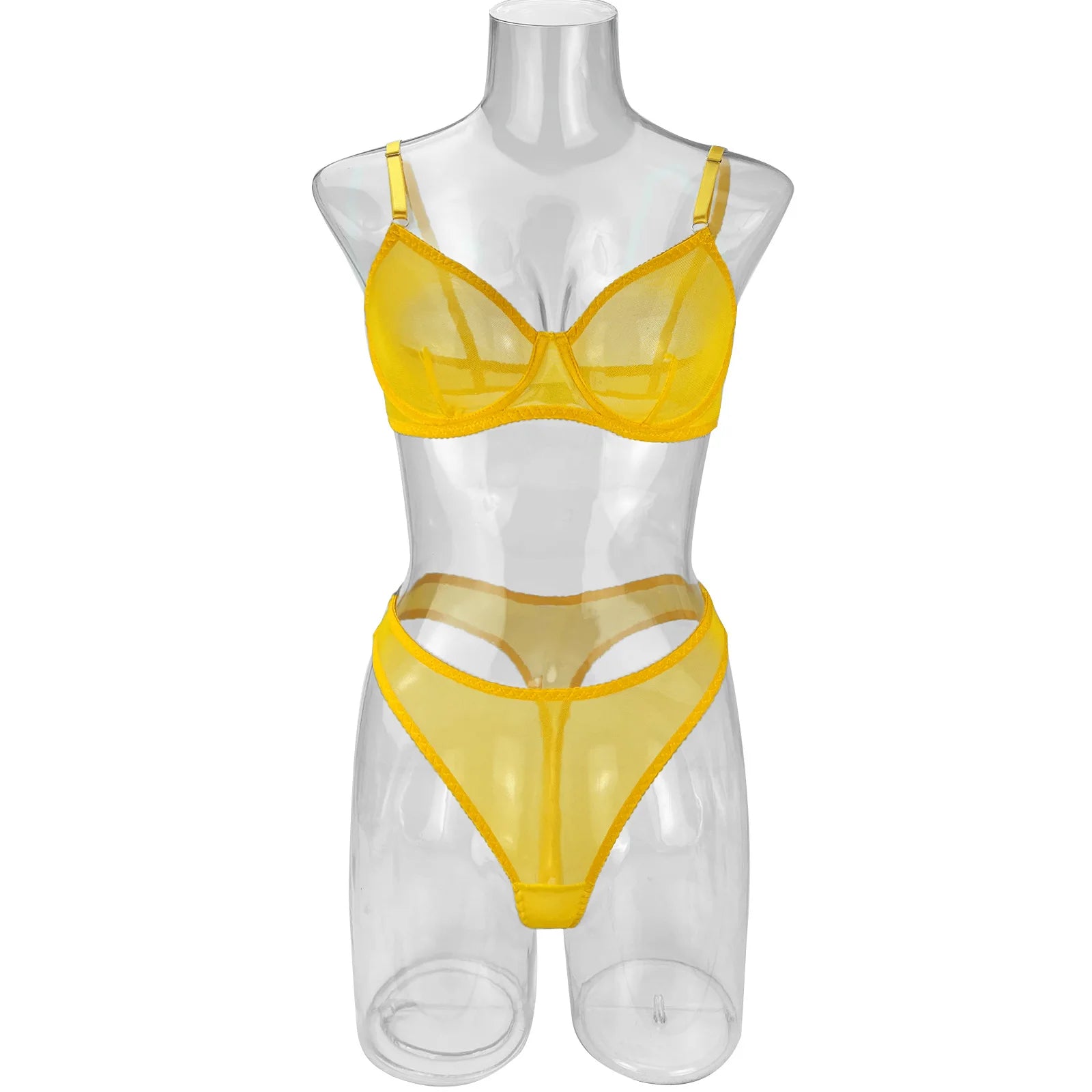 Seamless Lace Push-Up Bra & Panty Set