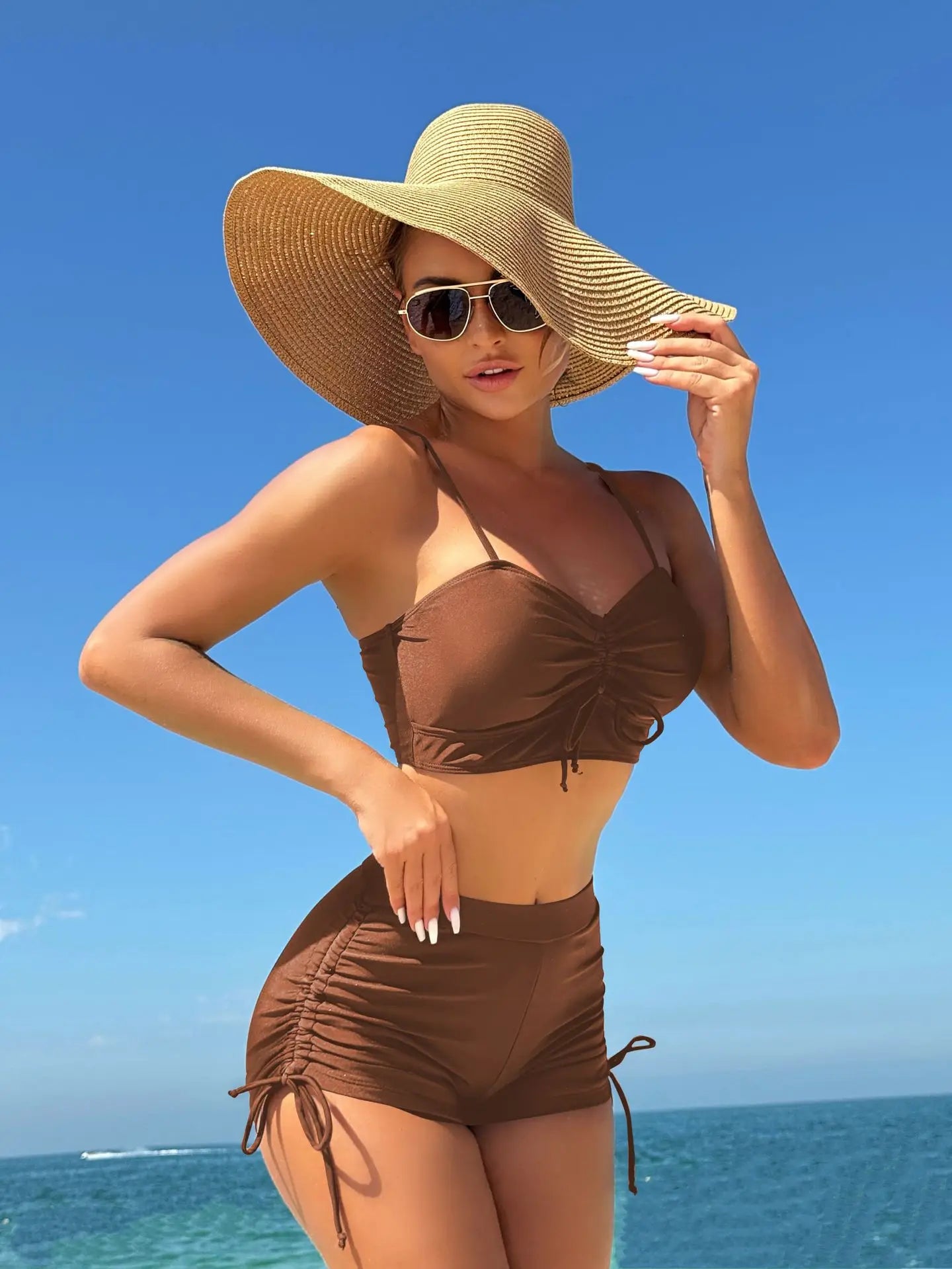 Celine Draw - Tankini with Drawstring