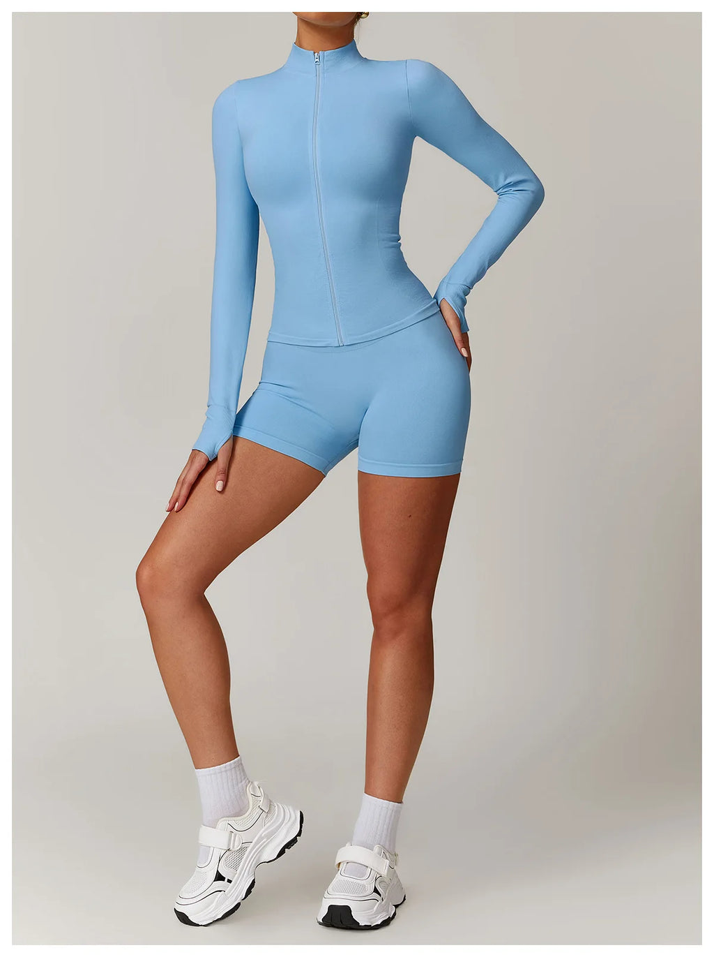 AeroGuard Trio Set - Zip Jacket, Bra & Leggings