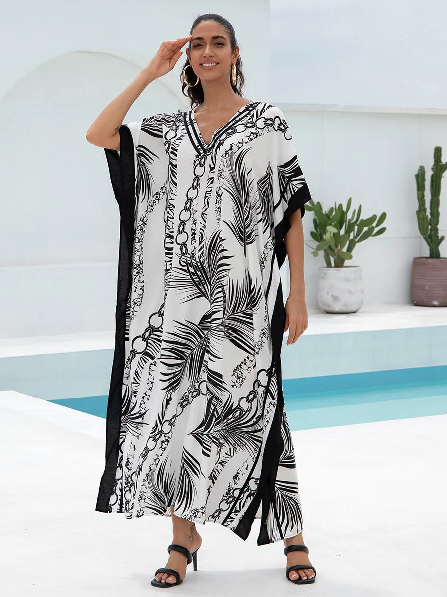 Capri Chain - Print Robe