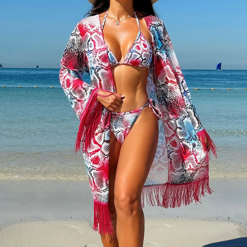 Coast Shade - Bikini & Tassel Hoodie